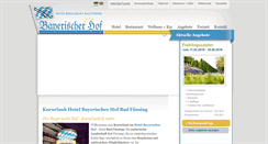 Desktop Screenshot of hotel-bayerischer-hof.de