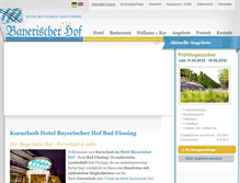 Tablet Screenshot of hotel-bayerischer-hof.de